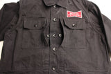 FREEWHEELERS / "A F A" GRUNTS JACKET (#2521013,YARN-DYED RUDE BLACK)