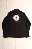 FREEWHEELERS / "A F A" GRUNTS JACKET (#2521013,YARN-DYED RUDE BLACK)