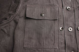 FREEWHEELERS / "A F A" GRUNTS JACKET (#2521013,YARN-DYED RUDE BLACK)