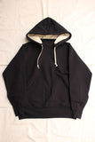 FREEWHEELERS / "AFTER HOODED SWEAT SHIRT SET-IN SLEEVE" (#2434010,JET NAVY × DRY CREAM)