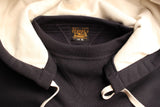 FREEWHEELERS / "AFTER HOODED SWEAT SHIRT SET-IN SLEEVE" (#2434010,JET NAVY × DRY CREAM)