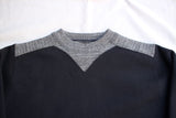 FREEWHEELERS / "ATHLETIC SWEAT SHIRT" SPECIAL HEAVY WEIGHT (#2334012,JET NAVY × GRAINED CHARCOAL GRAY)