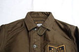 FREEWHEELERS / "CHOP EM" DECK WORKER JACKET (#2521011,DARK KHAKI GREEN)