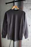 FREEWHEELERS / "CREW NECKED TYPE" LONG SLEEVE UNDERWEAR (#2525001,JET BLACK)