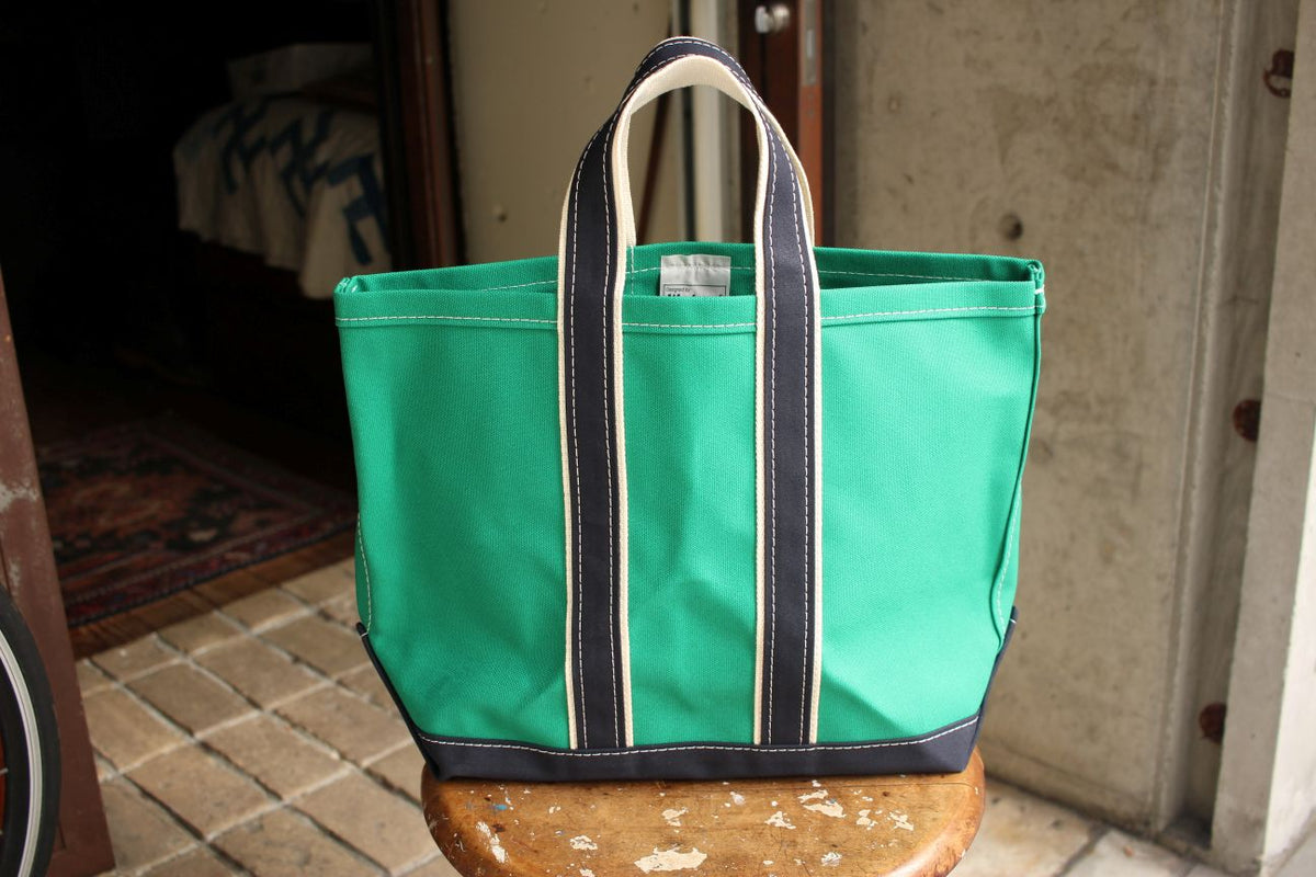 WORKERS / Deluxe Tote Bag (Green Body x Navy Handle) – McFly