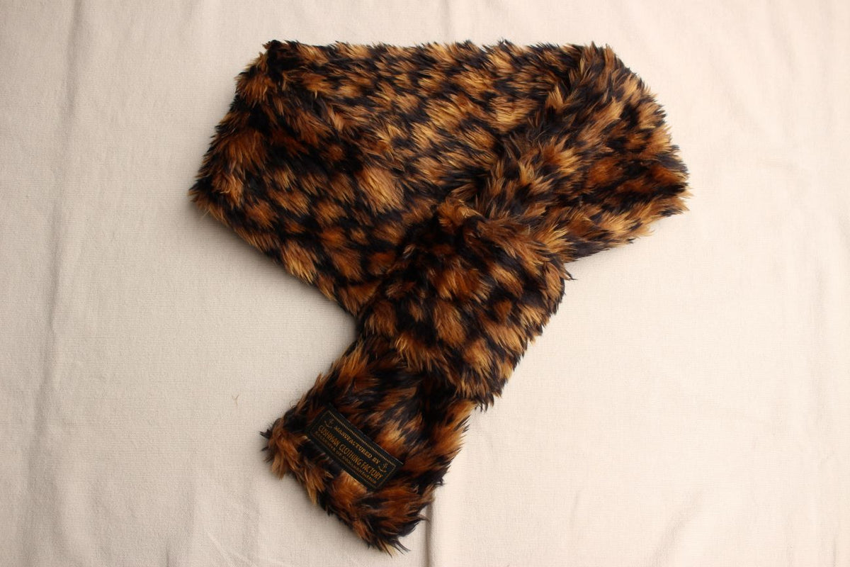 Cushman / LEOPARD FUR MUFFLER (29361,BLACK LEOPARD) – McFly Online Store