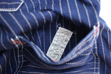 FREEWHEELERS / "LONGSHOREMAN" OVERALLS (#2512001,INDIGO WABASH STRIPE)