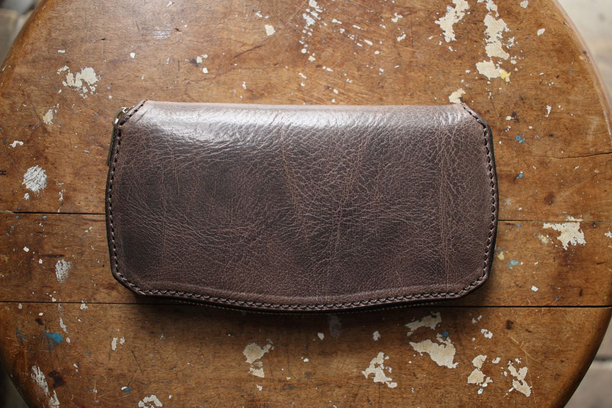 マニフォールド　ROUND FASTENER WALLET MANIFOLD / ROUND FASTENER WALLET (MW-11,BLACK VINTAGE) – McFly