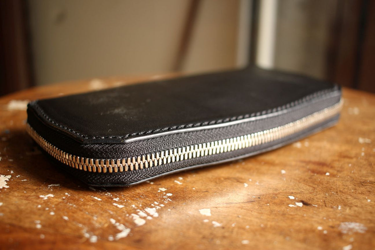 MANIFOLD / ROUND FASTENER WALLET (MW-11,BLACK) – McFly