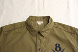 FREEWHEELERS / "Mal Ord" Blystone MECHANIC SHIRT (#2523004,LIGHT KHAKI OLIVE)