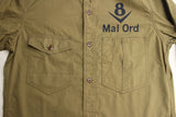 FREEWHEELERS / "Mal Ord" Blystone MECHANIC SHIRT (#2523004,LIGHT KHAKI OLIVE)
