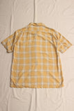 Cushman / OMBRE CHECK OPEN SHIRT (25480,YELLOW)