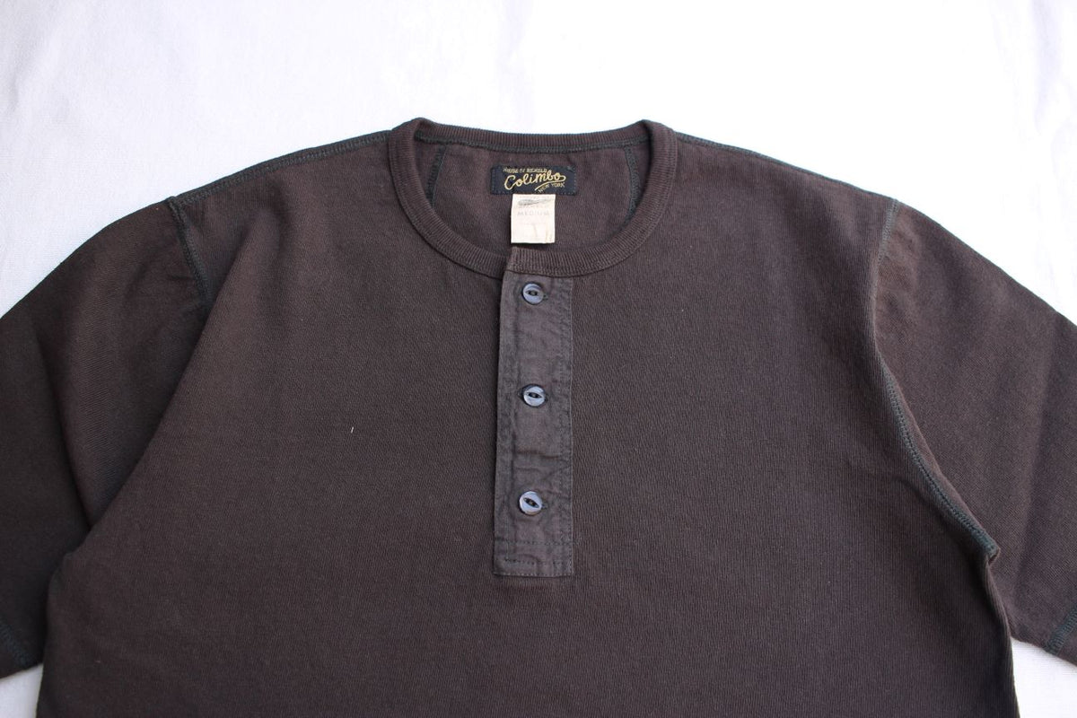COLIMBO / PRAIRIE DOG HENLEY NECK TEE S/S (ZZ-0412,BLACK