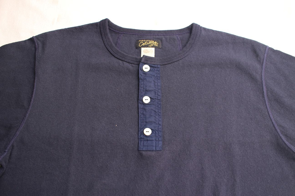 COLIMBO / PRAIRIE DOG L/S HENLEY T-SHIRT (ZA-0438,DARK NAVY