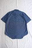 FREEWHEELERS / "Peace Valley" SHORT SLEEVE SHIRT (#2523005,INDIGO)