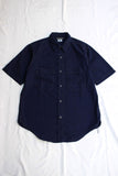 FREEWHEELERS / "Peace Valley" SHORT SLEEVE SHIRT (#2523006,NAVY)