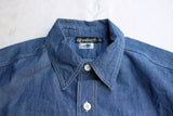 FREEWHEELERS / "Peace Valley" SHORT SLEEVE SHIRT (#2523005,INDIGO)