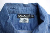 FREEWHEELERS / "Peace Valley" SHORT SLEEVE SHIRT (#2523005,INDIGO)