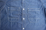 FREEWHEELERS / "Peace Valley" SHORT SLEEVE SHIRT (#2523005,INDIGO)