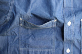 FREEWHEELERS / "Peace Valley" SHORT SLEEVE SHIRT (#2523005,INDIGO)