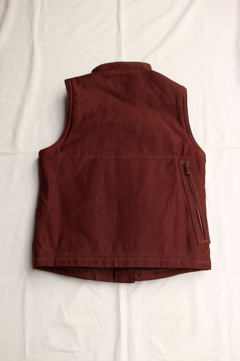 FREEWHEELERS / WINTER AVIATORS' VEST (#2331009,RED BROWN)