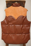 Rainbow Country / ALL LEATHER PRIMALOFT VEST (RCL-10057HC,BROWN) / 2017 model