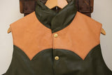 Rainbow Country / ALL LEATHER PRIMALOFT VEST (RCL-10057HC,OLIVE) / 2017 model