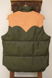 Rainbow Country / ALL LEATHER PRIMALOFT VEST (RCL-10057HC,OLIVE) / 2017 model