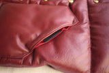 Rainbow Country / ALL LEATHER DOWN VEST (RCL-10037HC,WINE) / 2015 model