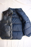 Rainbow Country / ALL LEATHER DOWN VEST (RCL-10037HC,NAVY) / 2016 model