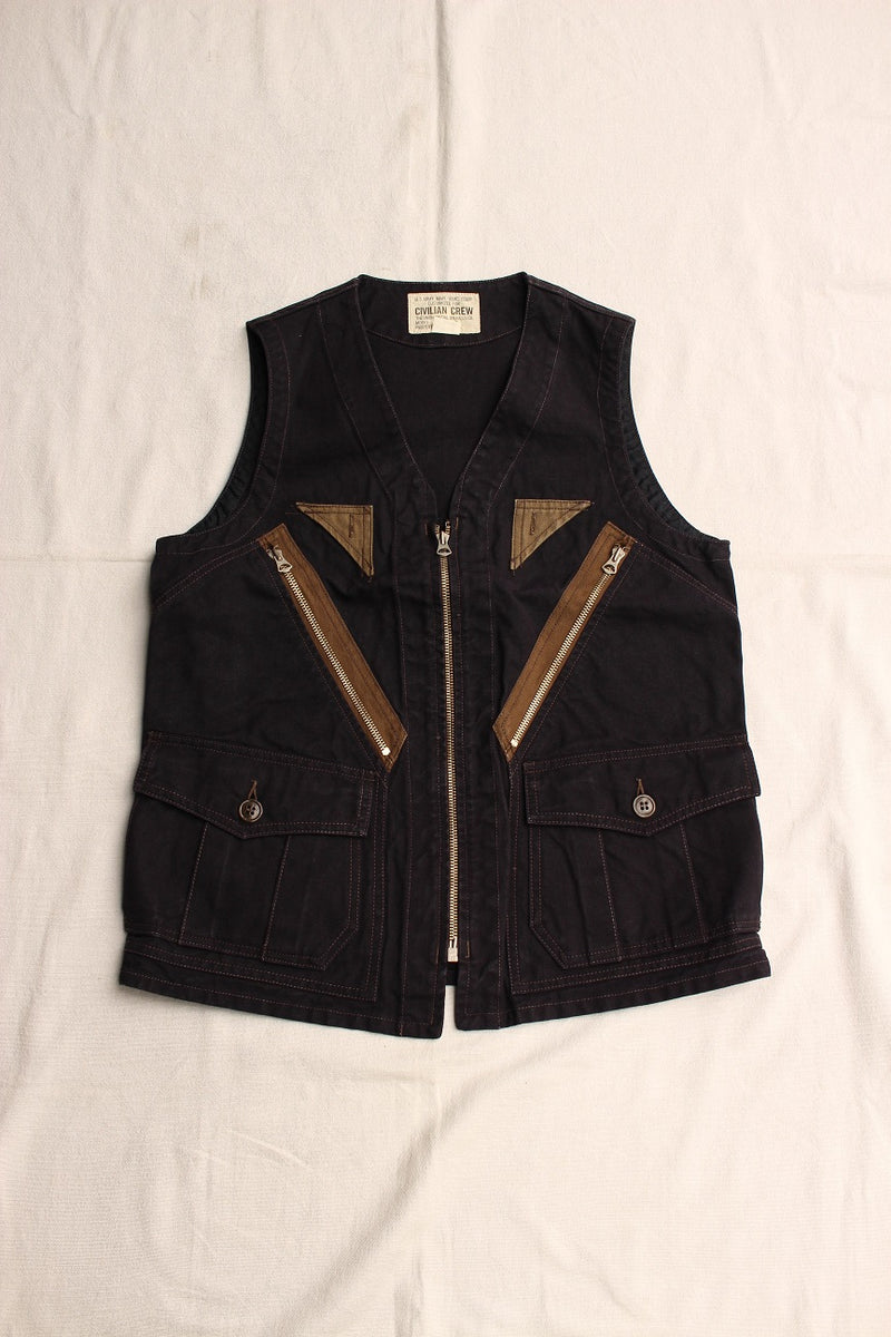FREEWHEELERS / AVIATORS' VEST (#1421017,DEEP NAVY) – McFly