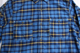 FREEWHEELERS / "BAKEHEAD SHIRT" (#1533000,BLUE × NAVY × YELLOW)