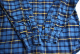FREEWHEELERS / "BAKEHEAD SHIRT" (#1533000,BLUE × NAVY × YELLOW)