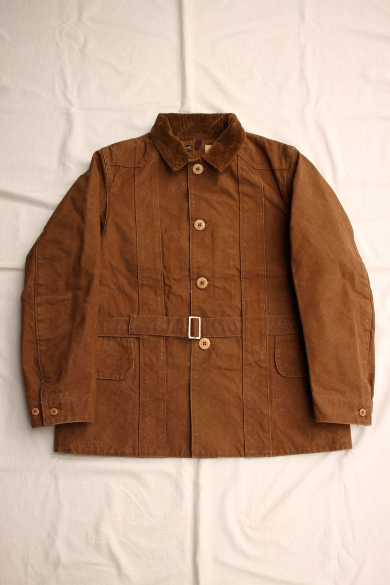 COLIMBO / BROAD-LAND BELTED GAME JACKET (ZX-0134,CAMEL)