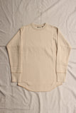 FREEWHEELERS / CREW NECK TYPE LONG SLEEVE UNDERWEAR (#2135003,CREAM)