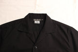 FREEWHEELERS / "Cal" OPEN-COLLARED SHORT SLEEVE SHIRT (#2223011,RUDE BLACK)