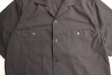 FREEWHEELERS / "Cal" OPEN-COLLARED SHORT SLEEVE SHIRT (#2223011,RUDE BLACK)