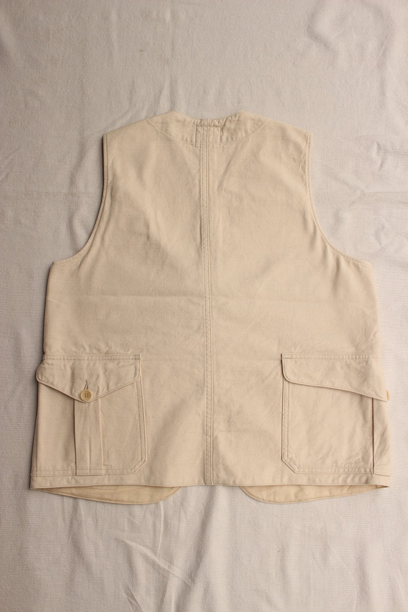 WORKERS / Cruiser Vest (Reversed Sateen, Ecru) – McFly Online Store