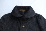 FREEWHEELERS / "EBBETS FIELD" COAT (#2031015,GRAINED BLACK STRIPE × BLACK)