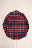 FREEWHEELERS / "ENGINEER" WORK SHIRT (#2133003,DARK BLUE × DARK RED × CREAM)
