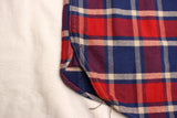 FREEWHEELERS / "ENGINEER" WORK SHIRT (#2133003,DARK BLUE × DARK RED × CREAM)
