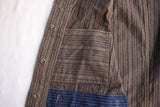 FREEWHEELERS / "GANDY DANCER" VEST (#2021007,GRAINED BROWN STRIPE)