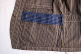 FREEWHEELERS / "GANDY DANCER" VEST (#2021007,GRAINED BROWN STRIPE)