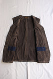 FREEWHEELERS / "GANDY DANCER" VEST (#2021007,GRAINED BROWN STRIPE)