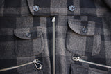 FREEWHEELERS / GARIBALDI COAT (#1131034,CHARCOAL GRAY × JET BLACK)