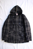 FREEWHEELERS / GARIBALDI COAT (#1131034,CHARCOAL GRAY × JET BLACK)