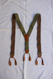 FREEWHEELERS / HEAVY STRONGHOLD SUSPENDERS (#2417010,EVERGREEN × MUSTARD × SMOKE BROWN)