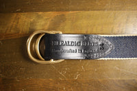 HERALDIC BELTS / RING BELT (BLACK) / 旧価格