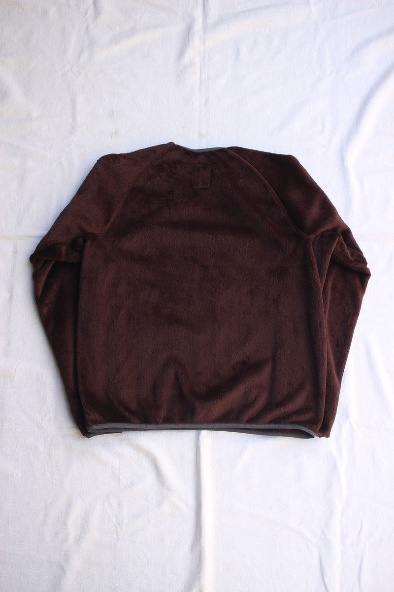 極美品　コリンボ　プルオーバーフリース　BBX-436 COLIMBO / HIPPIE HOLE FUNCTION SWEATER (ZX-0436,BROWN