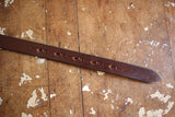 JABEZ CLIFF / STIRRUP LEATHER BELT 2cm (BROWN)